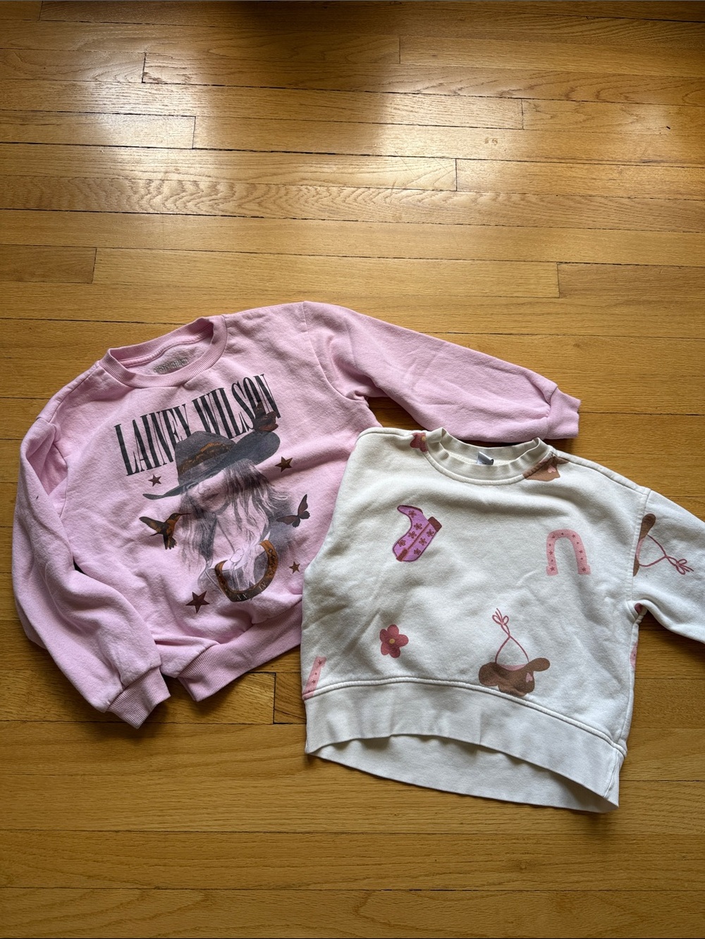 Kids Pink Graphic Sweatshirt